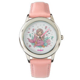 Relógio Mermaid Cute Kids Watch