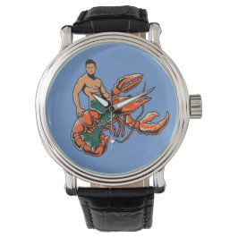 Relógio Merman Riding Lobster Watch