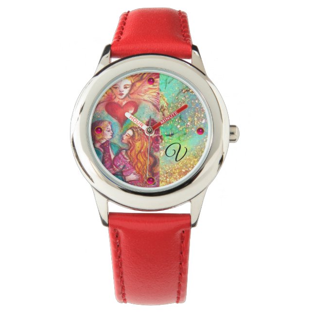 Relógio METAS DE PERDA DE SOMBRAS, AMANTES Dia de os namor (Frente)