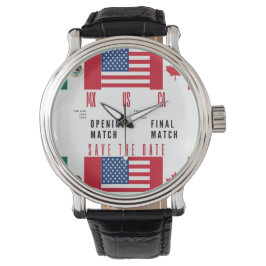Relógio Mexico USA Canada Wristwatch | 2026 Match Days