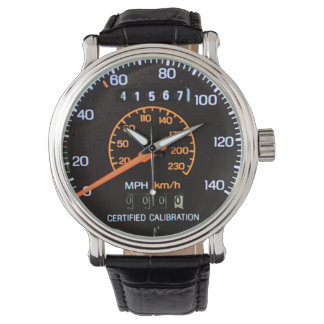 Relógio Mid 1980s Classic Sports Car Police Speedometer