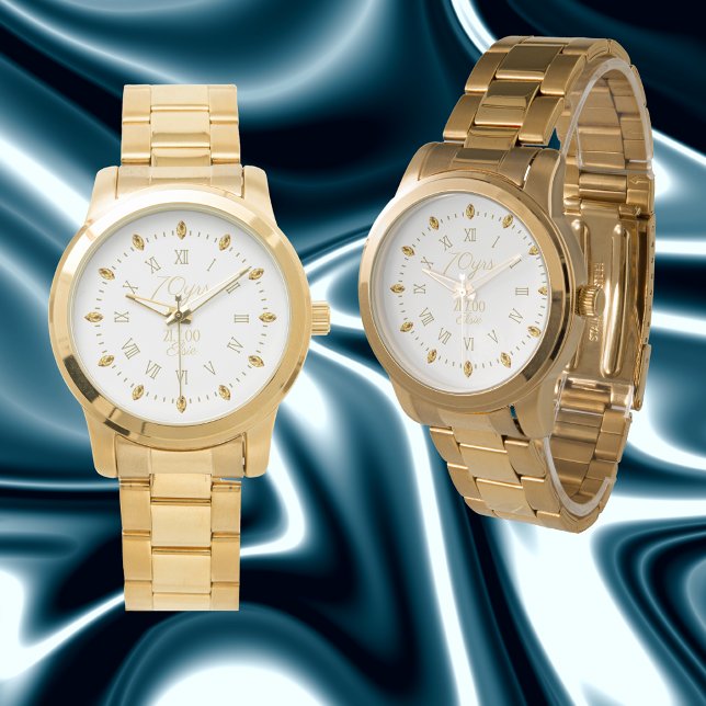 Relógio Milestone Personalizado Aniversário Assista a Mulh (Criador carregado)