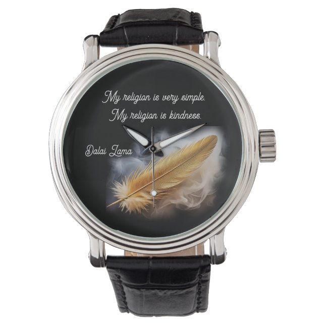 Relógio Minha religião é simples, minha religião é bondade (Frente)