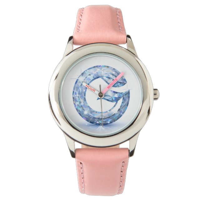 Relógio Minimalist Abstract Letter G  (Frente)