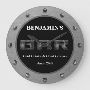 Relógio Mínimo Moderno do Bar