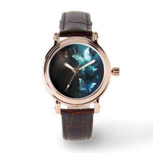 Relógio Mint Night Butterflies