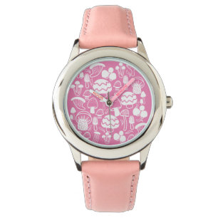 Relógio Moça de cogumelo