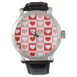 Relógio Modern Geometric Hearts Wrist Watch