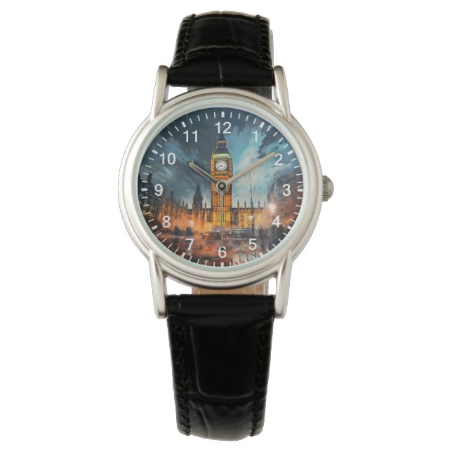 Relógio Moderno Elegante (Frente)