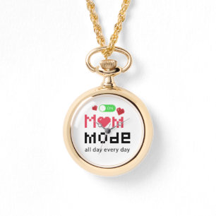 Relógio Modo de mãe, presente de Dia de as mães