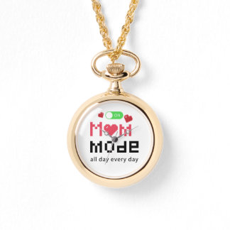 Relógio Modo de mãe, presente de Dia de as mães