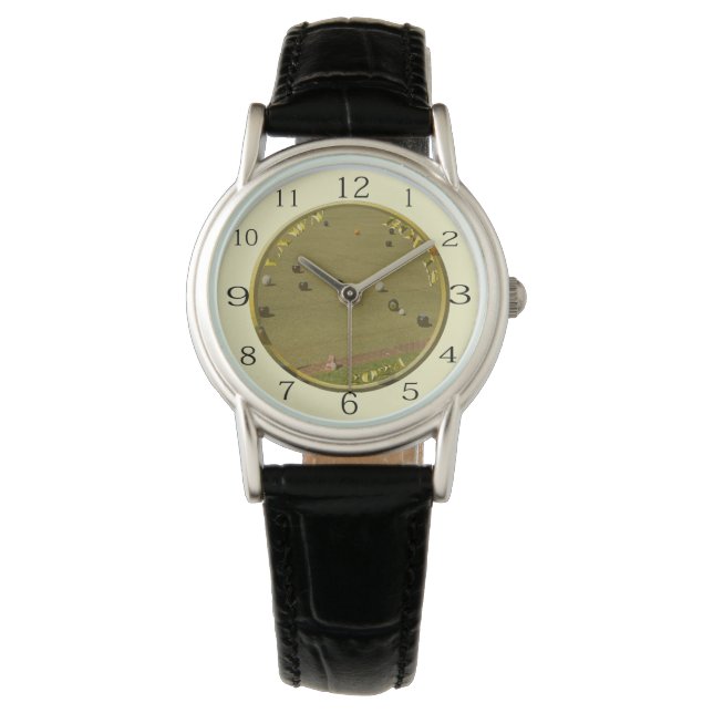 Relógio Moedas de Ouro 2024, Ladies Watch (Frente)