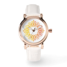 Relógio Moldura Ornamentada Vintage Fronteira Decorativa E