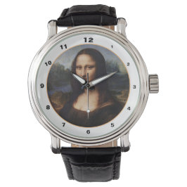 Relógio Mona Lisa & Leonardo da Vinci/vintage Itália Watch