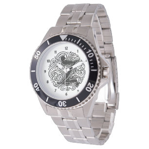 Relógio Monarquia Rico "Z" Monograma Retroativo