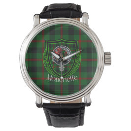 Relógio Moncrieffe Scottish Clan Tartan & Crest