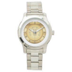 Relógio Monitor MPH do acelerômetro de velocidade Dourada 