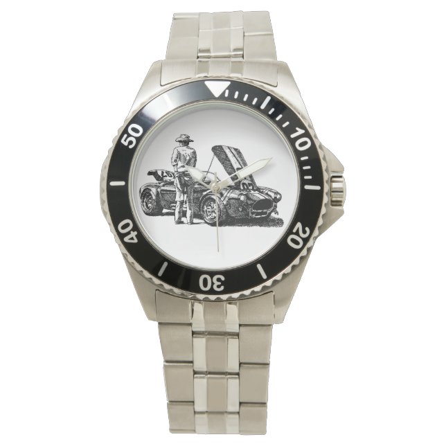 Relógio Monitoramento Automóvel Clássico Cobra (Frente)