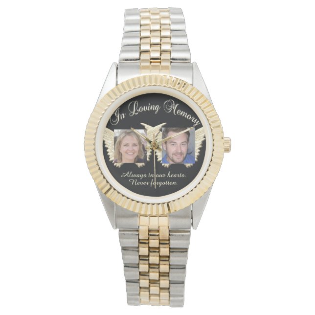 Relógio Monitoramento Personalizado do Memorial da Fotogra (Frente)