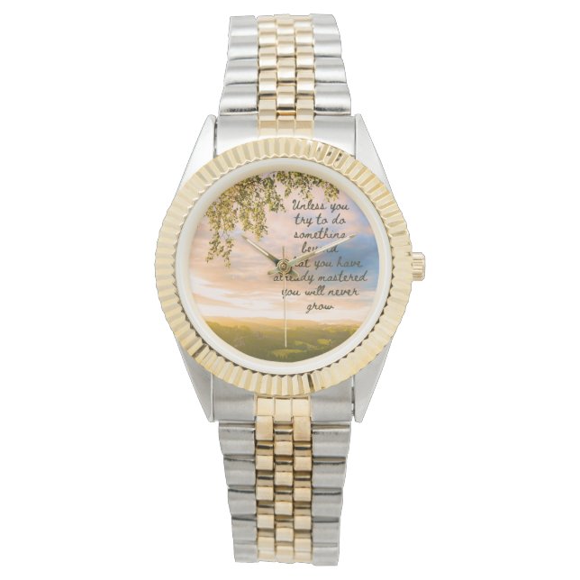 Relógio Monitorização de Cotação Motivativa (Frente)