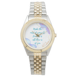 Relógio Monitorização de Cotação Motivativa