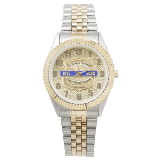 Relógio Monitorização de polícia (Frente)