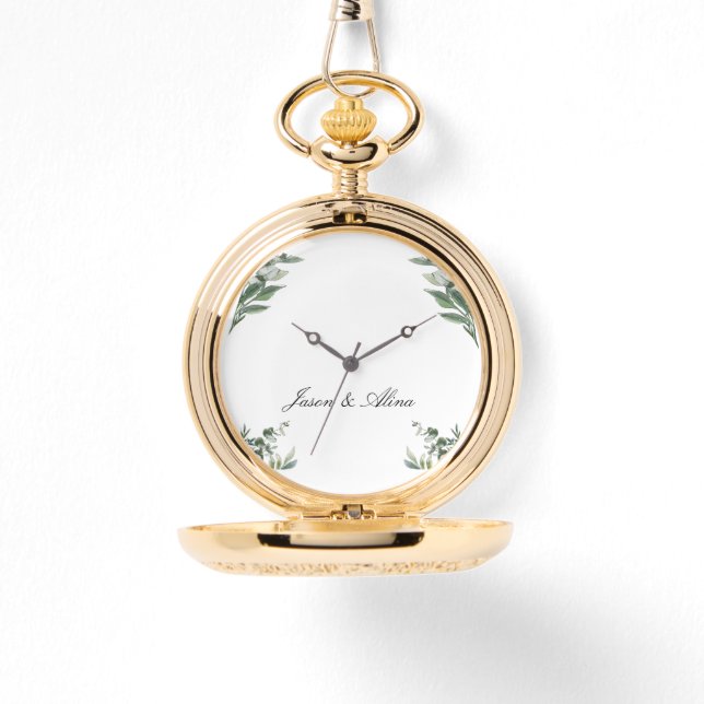 Relógio Monitorização Personalizada de Folha-Design com No (Frente)