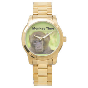 Relógio Monkey Tine Dourado Watch
