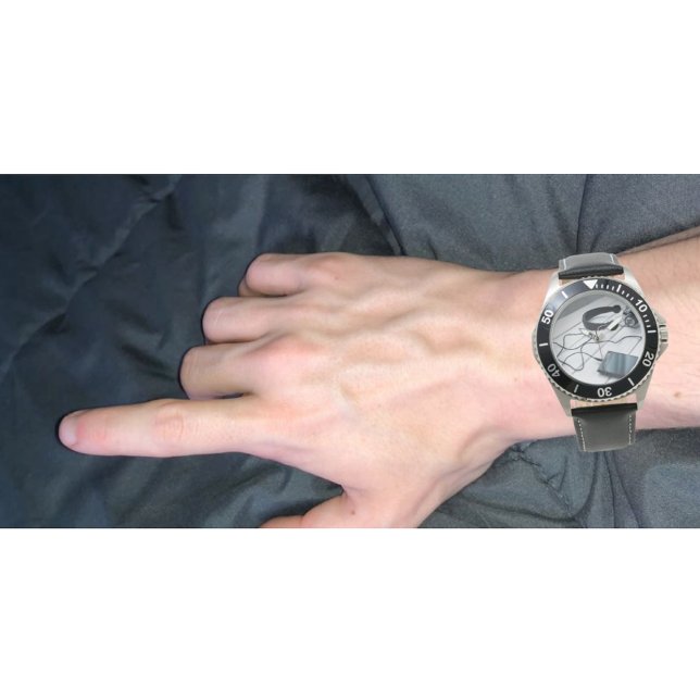 Relógio "Monocromo Moderno Art Watch (Criador carregado)