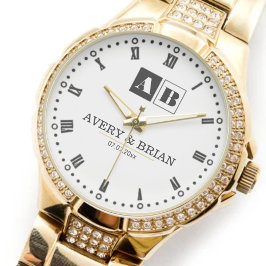 Relógio Monogram Couples Names