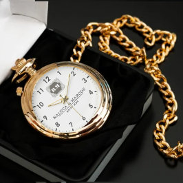 Relógio  Monogram  Custom Couple Names – Elegant gift