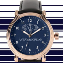 Monogram initials wedding  frame minimal design 