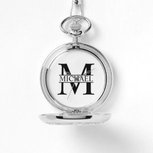 Relógio Monograma e Nome Personalizados