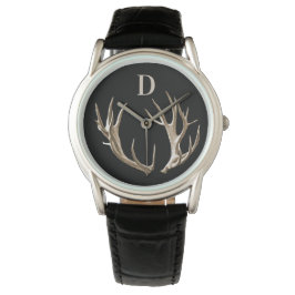 Relógio Monogramas Antlers Hunter Outdoor Gift Watch