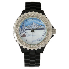 Relógio Montanhas de neve Mulheres E-Watch
