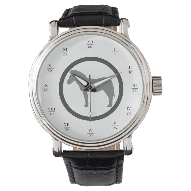 Relógio Montre classique GEEKLEY noire logo gris (Frente)