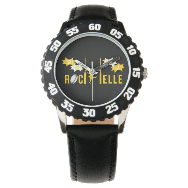 Relógio Montre Ici Ici C'est La Rochelle (Frente)