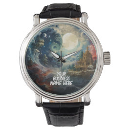 Relógio Moonscape Yin Yang Arts Martial Wrist Watch