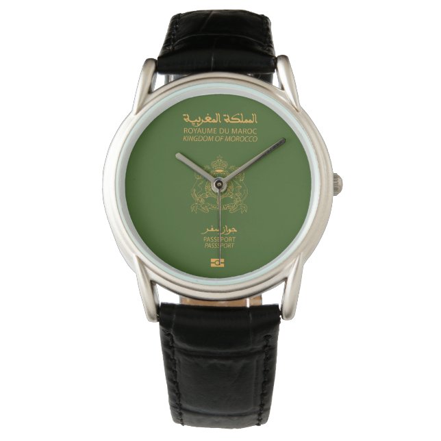 Relógio Morocco passport wristwatch (Frente)