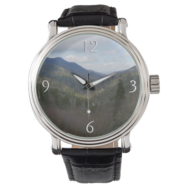 Relógio Morton Overlook nas montanhas do Enfumaçado Excele (Frente)