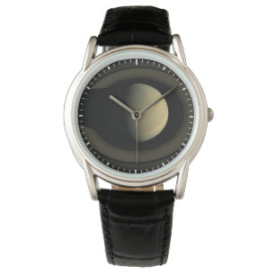 Relógio Mosaico Do Planeta Saturno E Seus Anéis Principais