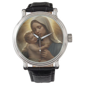 Relógio Mother Mary and Child Jesus Watch eWatch Watch