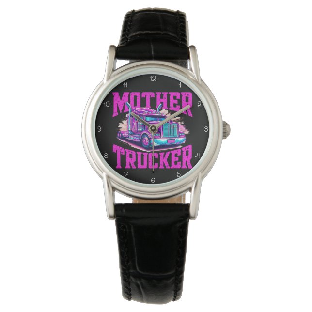 Relógio Mother Trucker: Purple Pink Attitude (Frente)