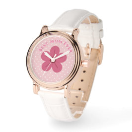 Relógio Mothers Day,Best Mom Ever, Elegant,Simple,Trendy