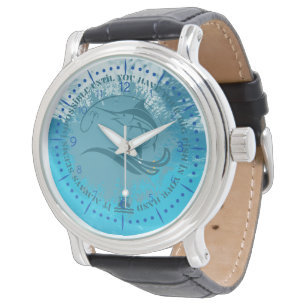 Relógio Motivação da pesca  Peixe-espadim   Parece sempre