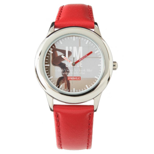 Relógio Motivação de Gym de Construção de Bodybuilding (Frente)