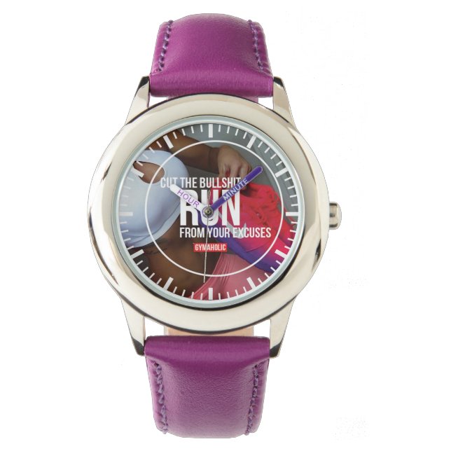 Relógio Motivação de Gym de Construção de Bodybuilding (Frente)