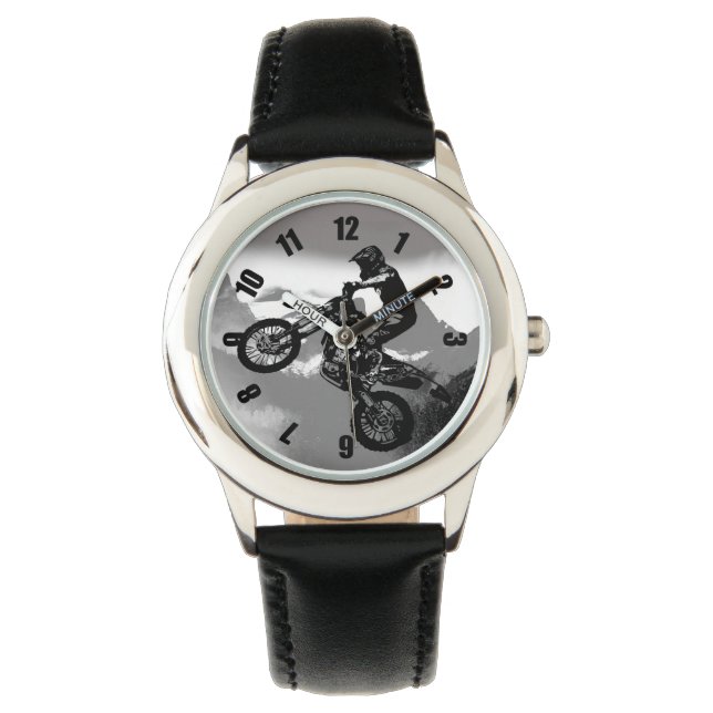Relógio Motocross Biker - Montanhas Rochosas (Frente)