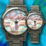 Relógio Muelle Los Peines Pelican 0463<br><div class="desc">Pintura da Coleção "Muelle Los Peines Pelican 0463" Você nunca mais terá um problema com o tempo novamente com um desses relógios de pulseira personalizados da Unisex. Feito para homens e mulheres, você pode comprar um casal como presentes para amigos e familiares. Personalize com seu texto! Personalize na página do...</div>