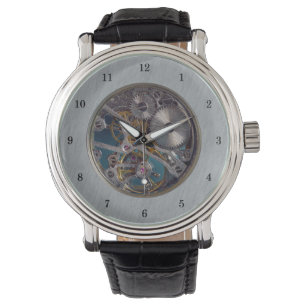 Relógio Muito Divertido Simulou Vigilância Transparente do